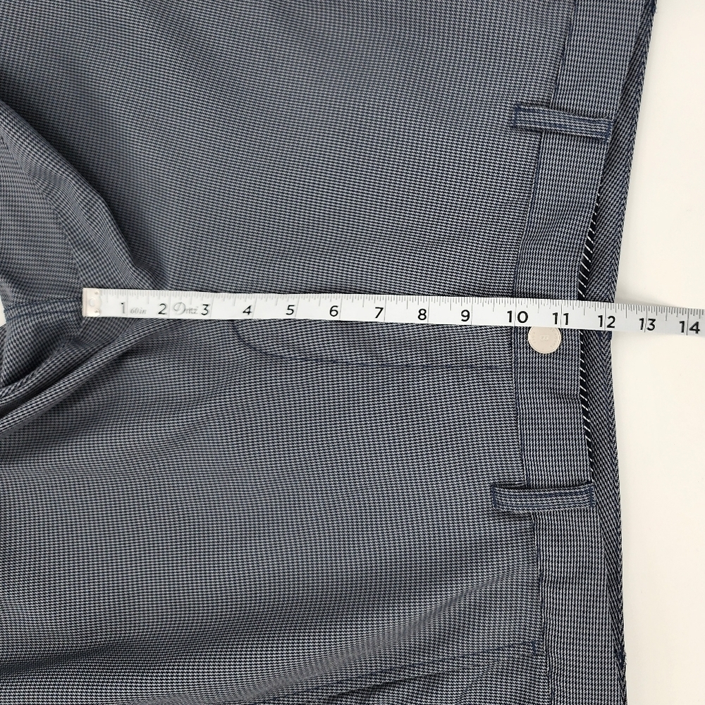 Bonobos Golf Pants Houndstooth Navy Blue Gray 36/32 Slim - Picture 7 of 11